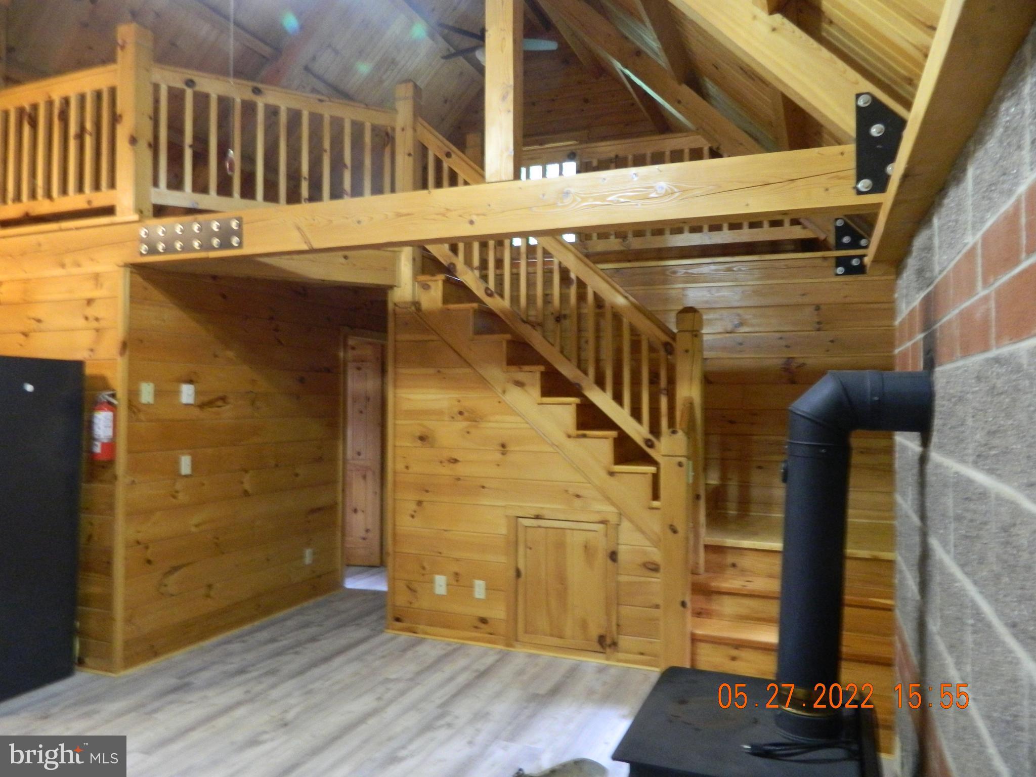 6760 Wilson Road Marshall, VA 20115 - Photo 59 of 75 Cabin Wood Burning Stove and Loft!