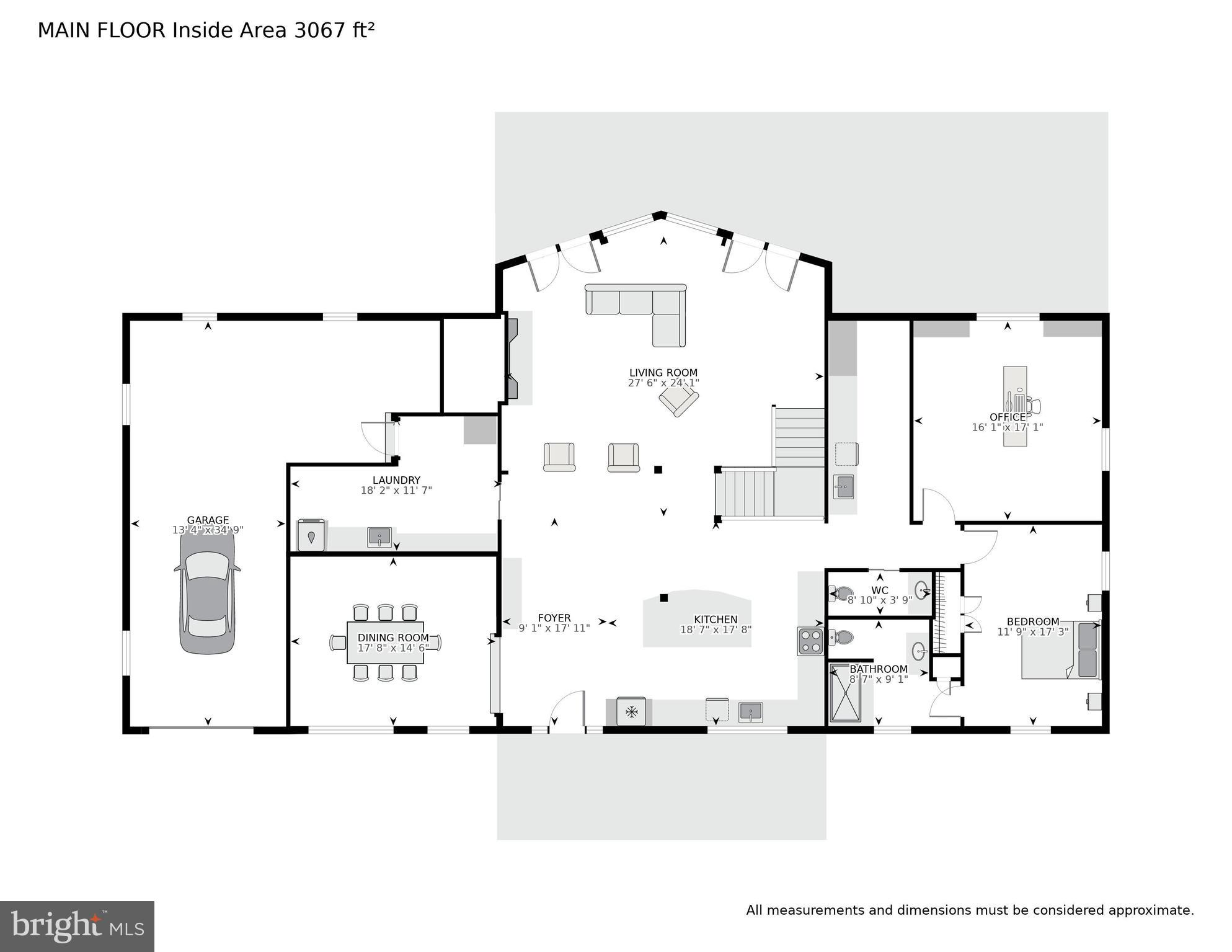 6760 Wilson Road Marshall, VA 20115 - Photo 73 of 75 Main Level Floor Plan