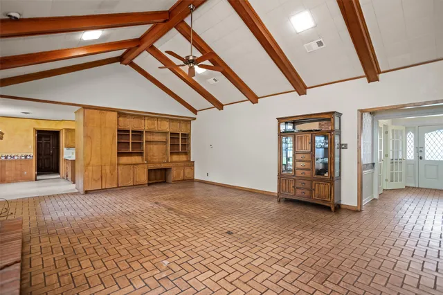 a view of an empty room