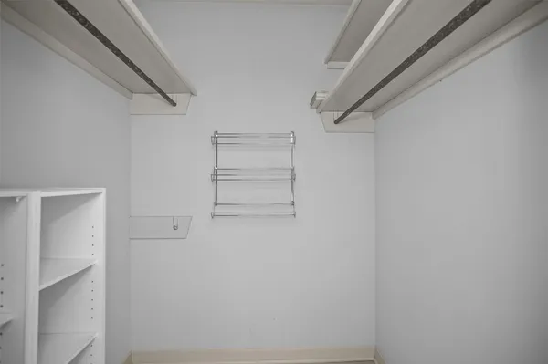a view of walk in closet