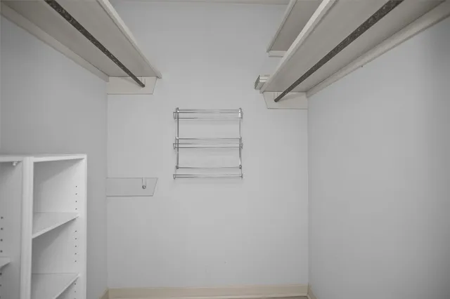 a view of walk in closet