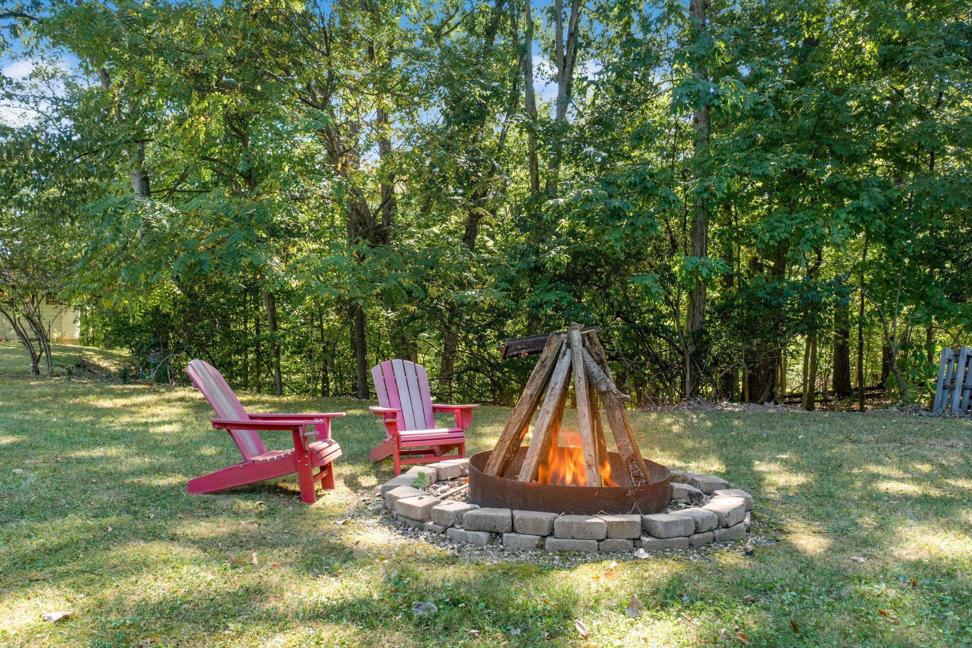 4610 Red Bank Road Galena, OH 43021 - Photo 71 of 88 Enjoy evenings around the fire