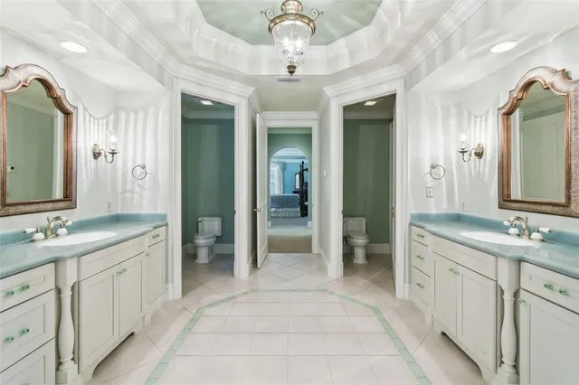 a view of a pathway of a building