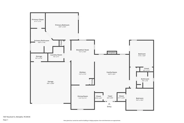 $2,125 | 7257 Nautical Cove, Memphis, TN 38125
