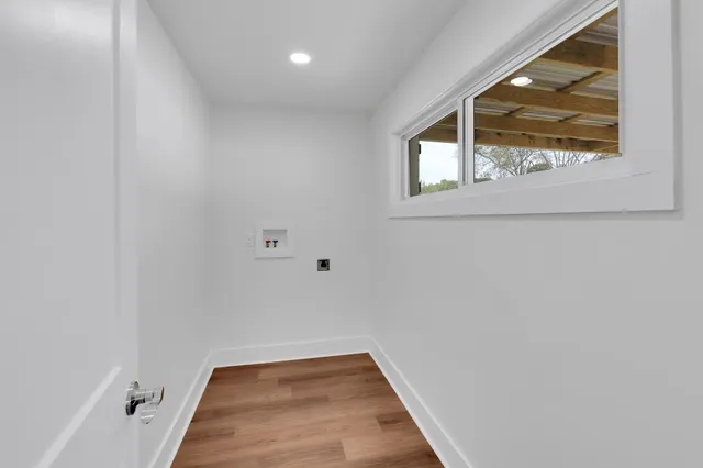 a view of hallway with window