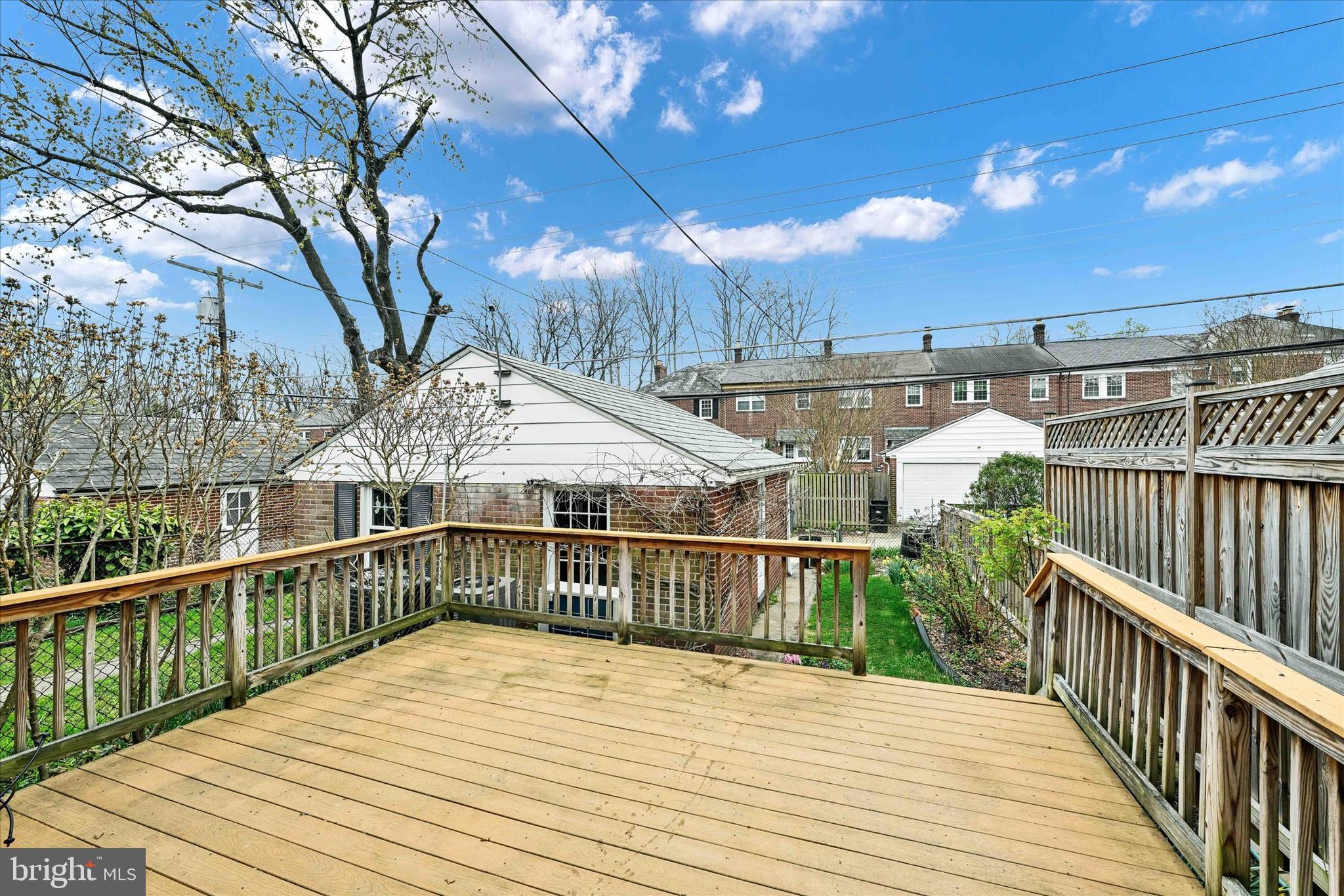 215 Regester Avenue Baltimore, MD 21212 - Photo 22 of 24 a view of balcony with deck and wooden floor