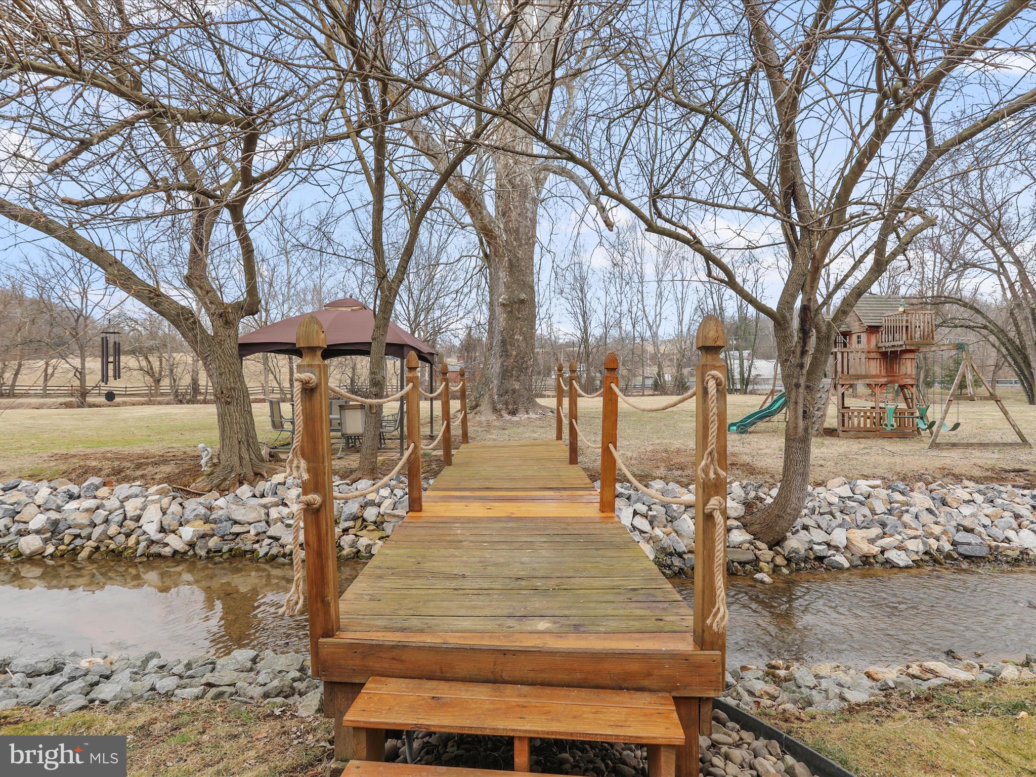 12898 Cold Springs Road Waynesboro, PA 17268 - Photo 53 of 88 Bridge to the gazebo!