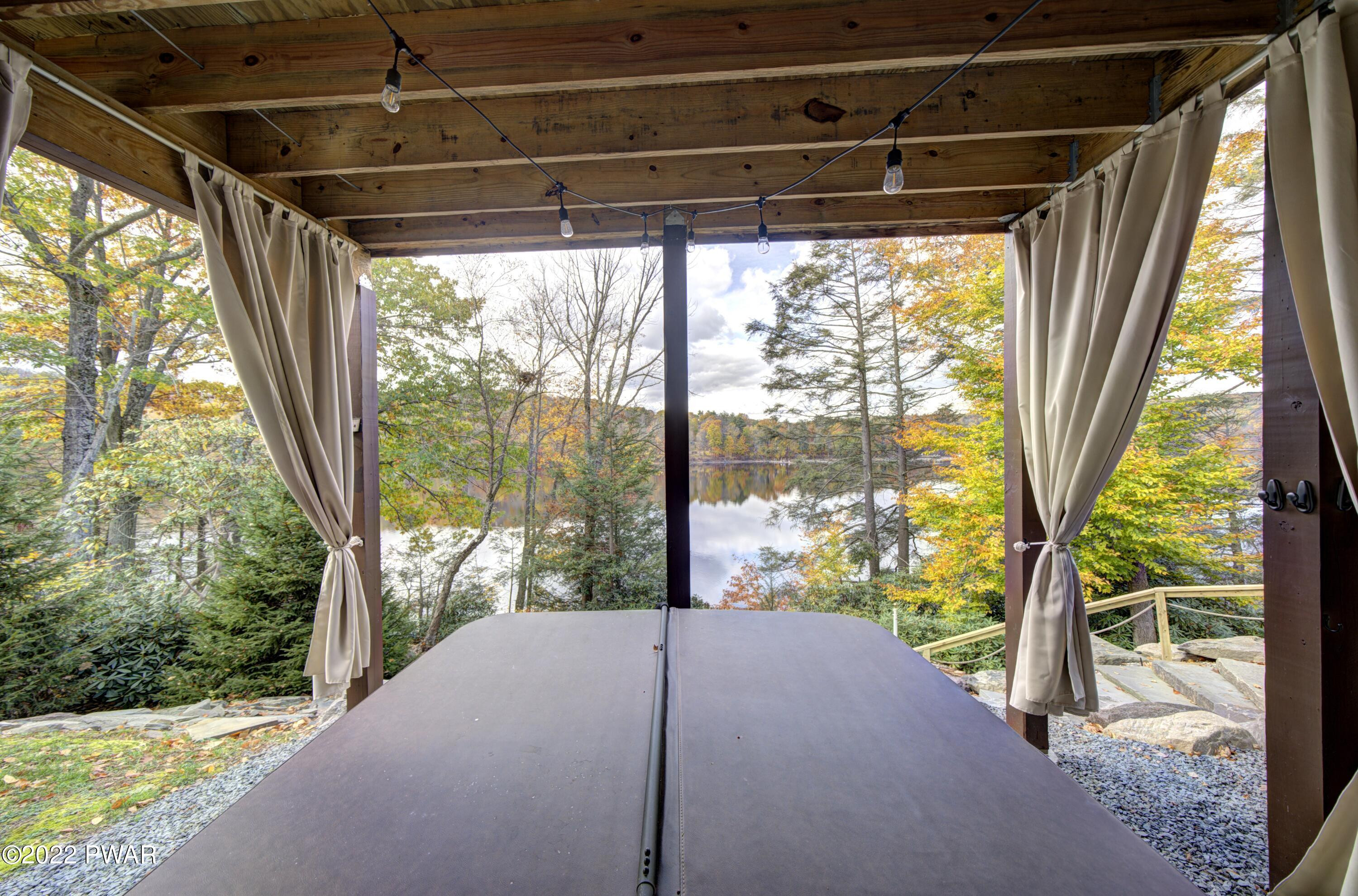 234 Lennon Road Greentown, PA 18426 - Photo 45 of 53 Hot tub lake views