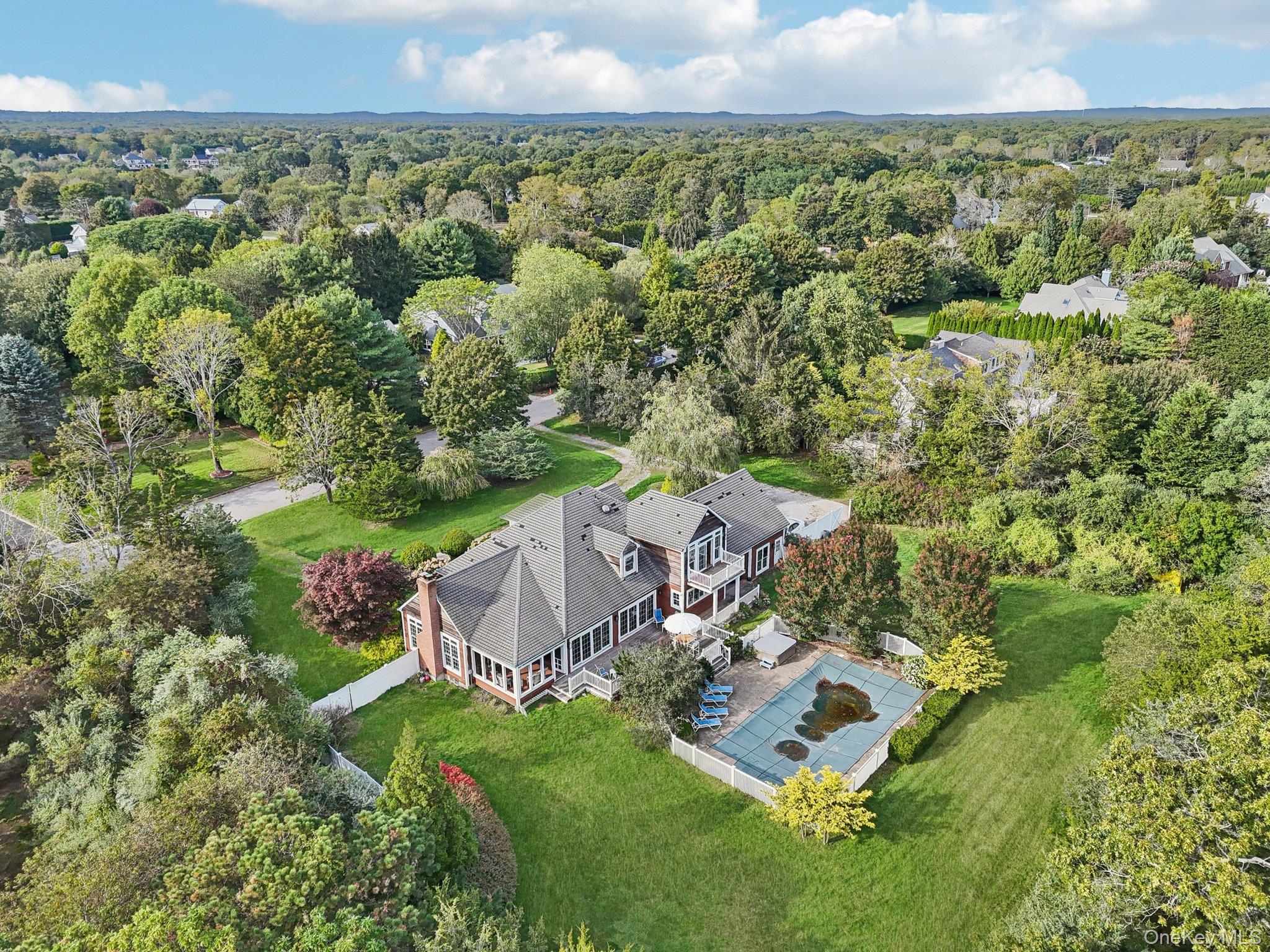 12 Laila Lane Remsenburg, NY 11960 - Photo 45 of 49 an aerial view of a house with a yard