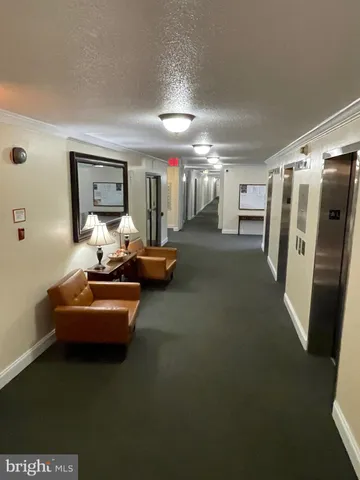 a room with furniture