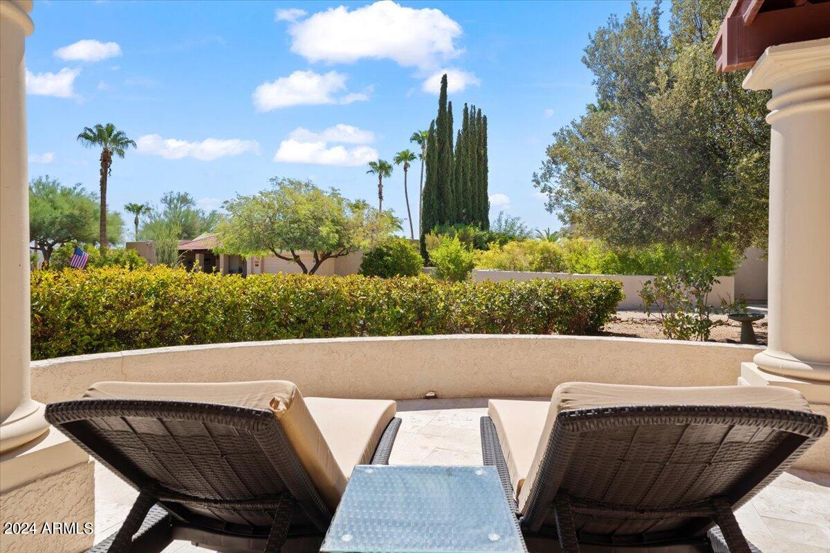 18425 East 4 Peaks Boulevard Rio Verde, AZ 85263 - Photo 38 of 75 a view of outdoor space and seating area