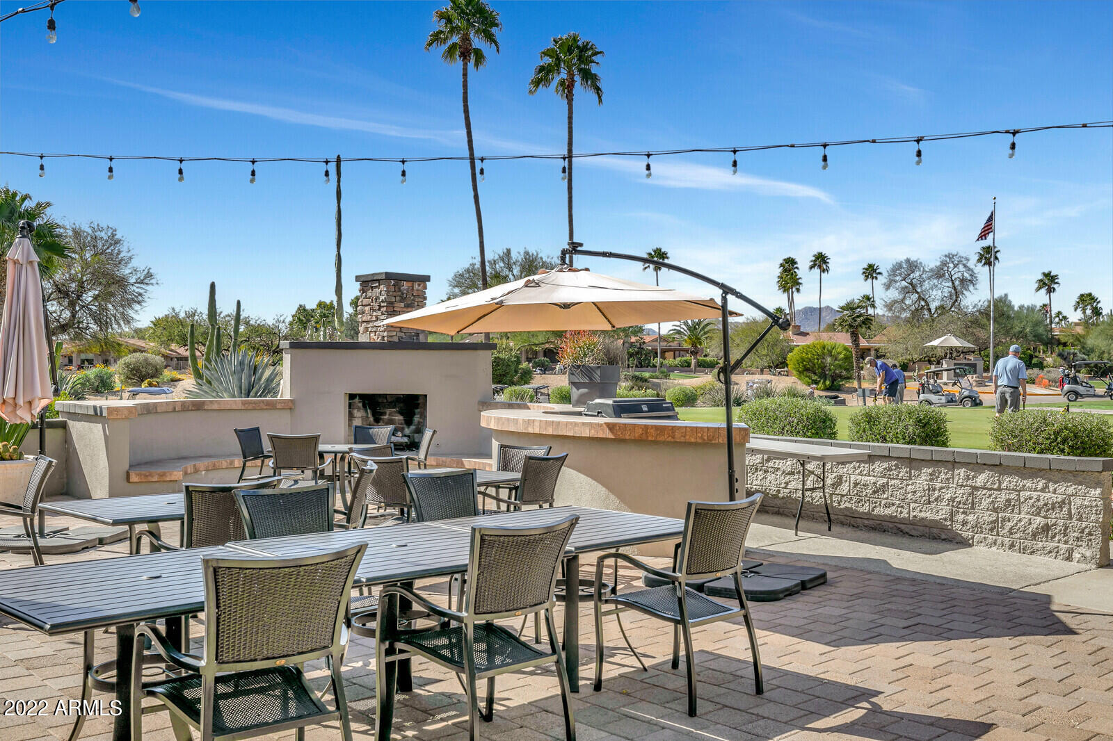 18425 East 4 Peaks Boulevard Rio Verde, AZ 85263 - Photo 55 of 75 Community Patio with Fireplace