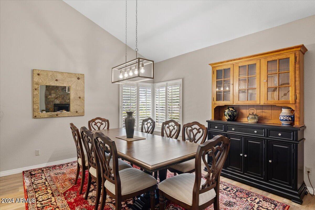 18425 East 4 Peaks Boulevard Rio Verde, AZ 85263 - Photo 6 of 75 a view of a dining room with furniture