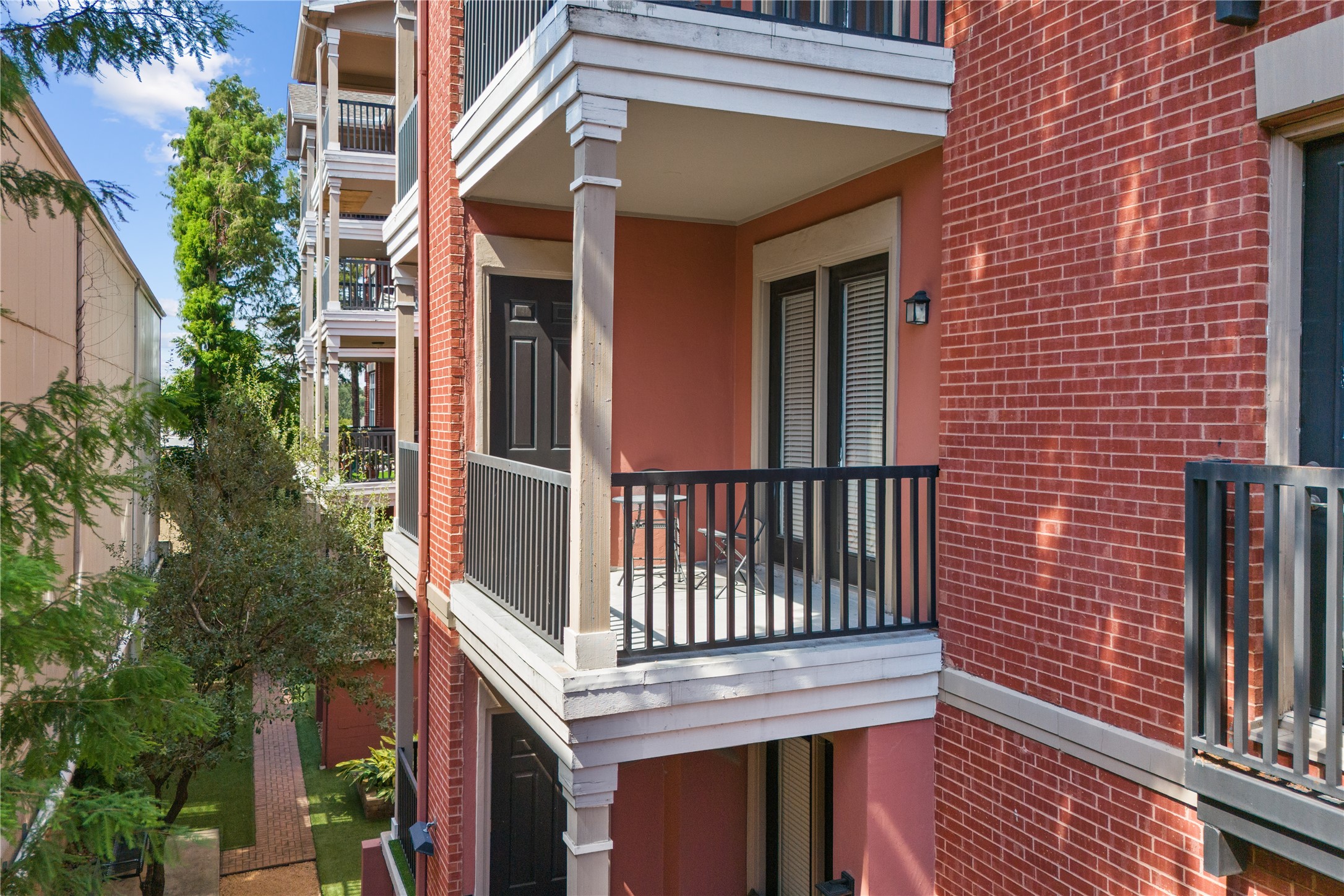 2400 McCue Road, Unit 218 Houston, TX 77056 - Photo 16 of 16 Lot of privacy in the city. Great patio area for morning coffee it relaxing in the evening.