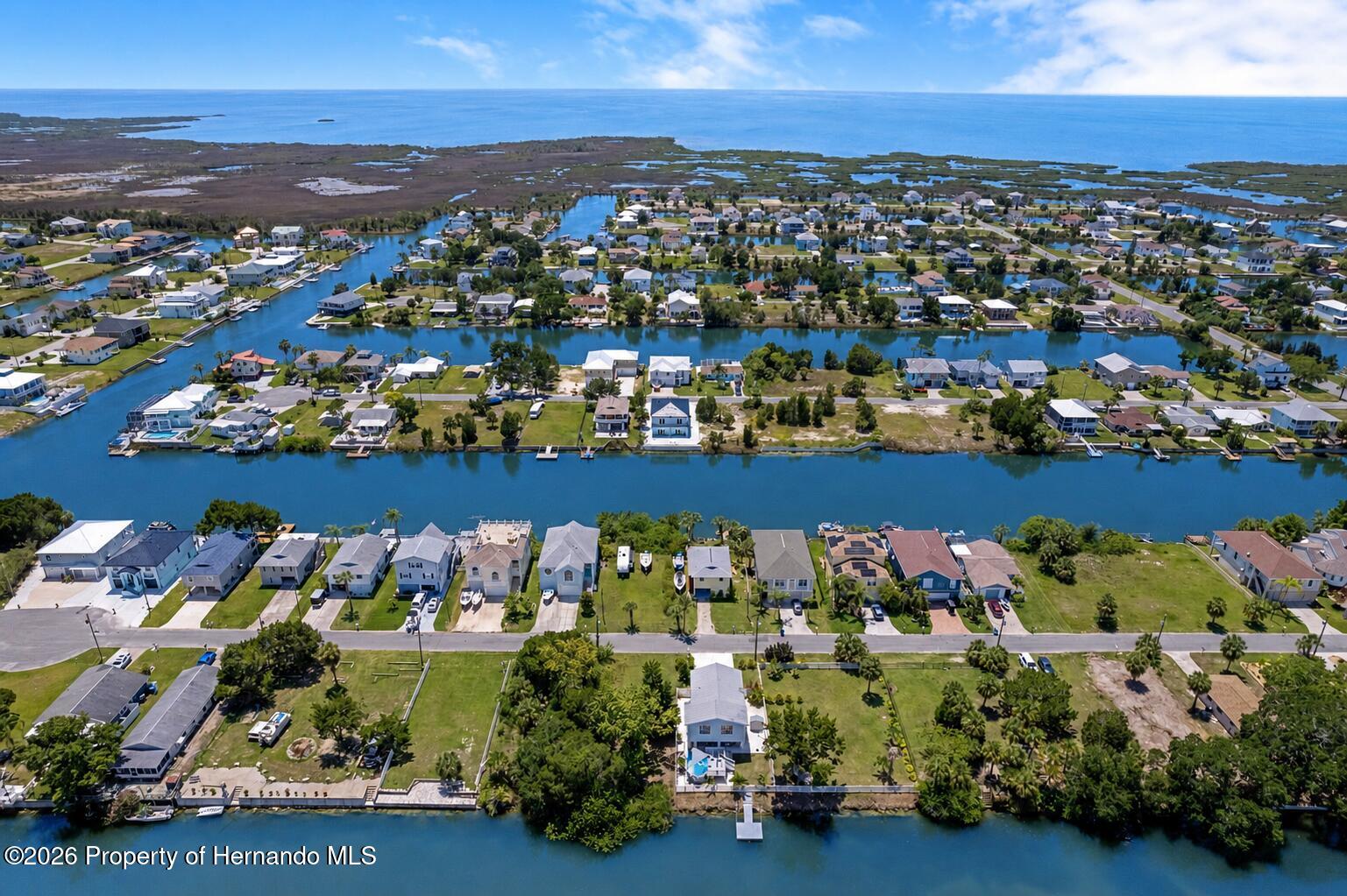 3216 Sea Grape Drive Hernando Beach, FL 34607 - Photo 1 of 39 Aerial View of Home