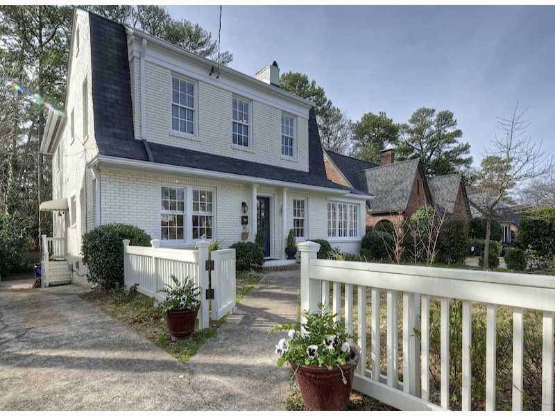 787 Yorkshire Road Northeast Atlanta, GA 30306 - Photo 1 of 1 Exterior Front. Designer s own home! Sitting on a quiet tree-lined street, this light-filled Dutch Colonial boasts an updated and renovated interior balanced with original historic details.