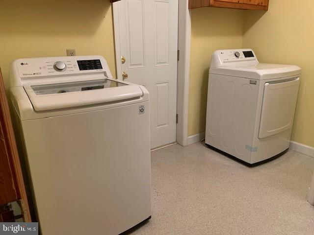 39 Sharp Rock Road Sperryville, VA 22740 - Photo 20 of 21 a utility room with dryer and washer