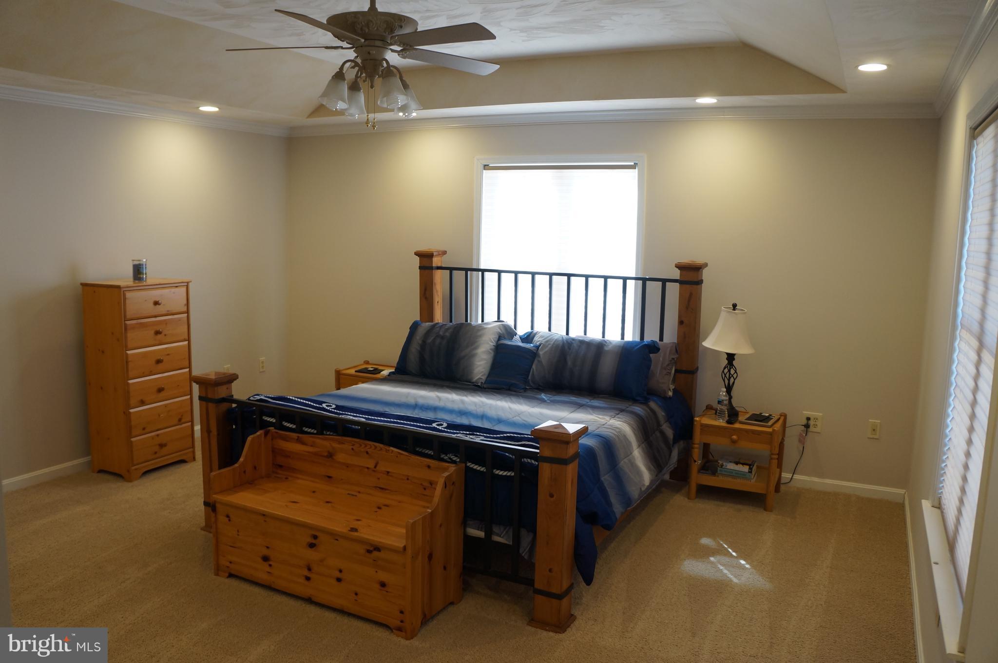 7758 Twin Oaks Road Severn, MD 21144 - Photo 10 of 28 Tray Ceiling and Ceiling Fan