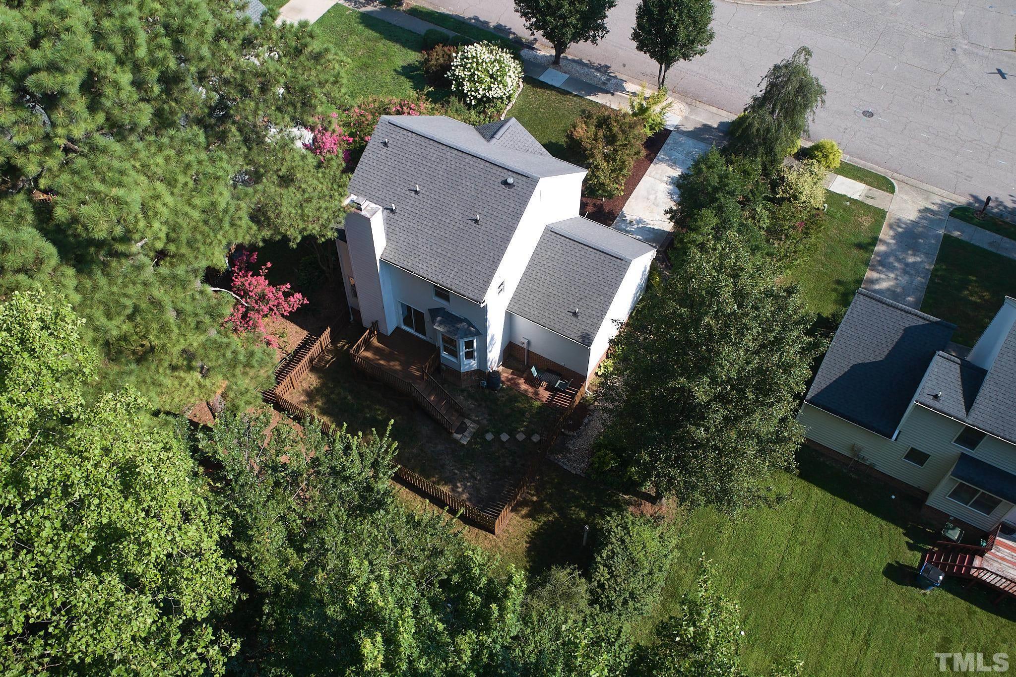 4616 Knightsbridge Way Raleigh, NC 27604 - Photo 6 of 27 an aerial view of a house with a yard