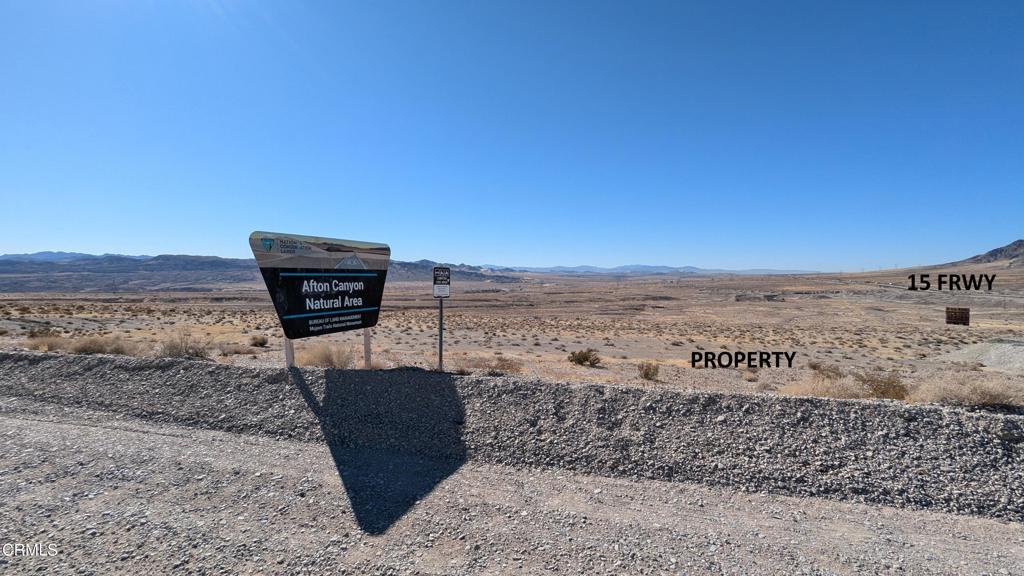 45101 Afton Canyon Road Baker, CA 92309 - Photo 19 of 29 a view of a dry yard with wooden fence