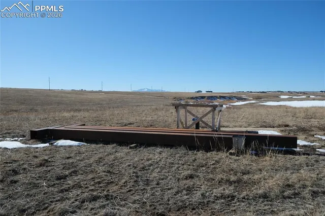 a view of a terrace with a bench