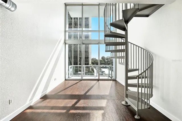 a view of a kitchen with a sink