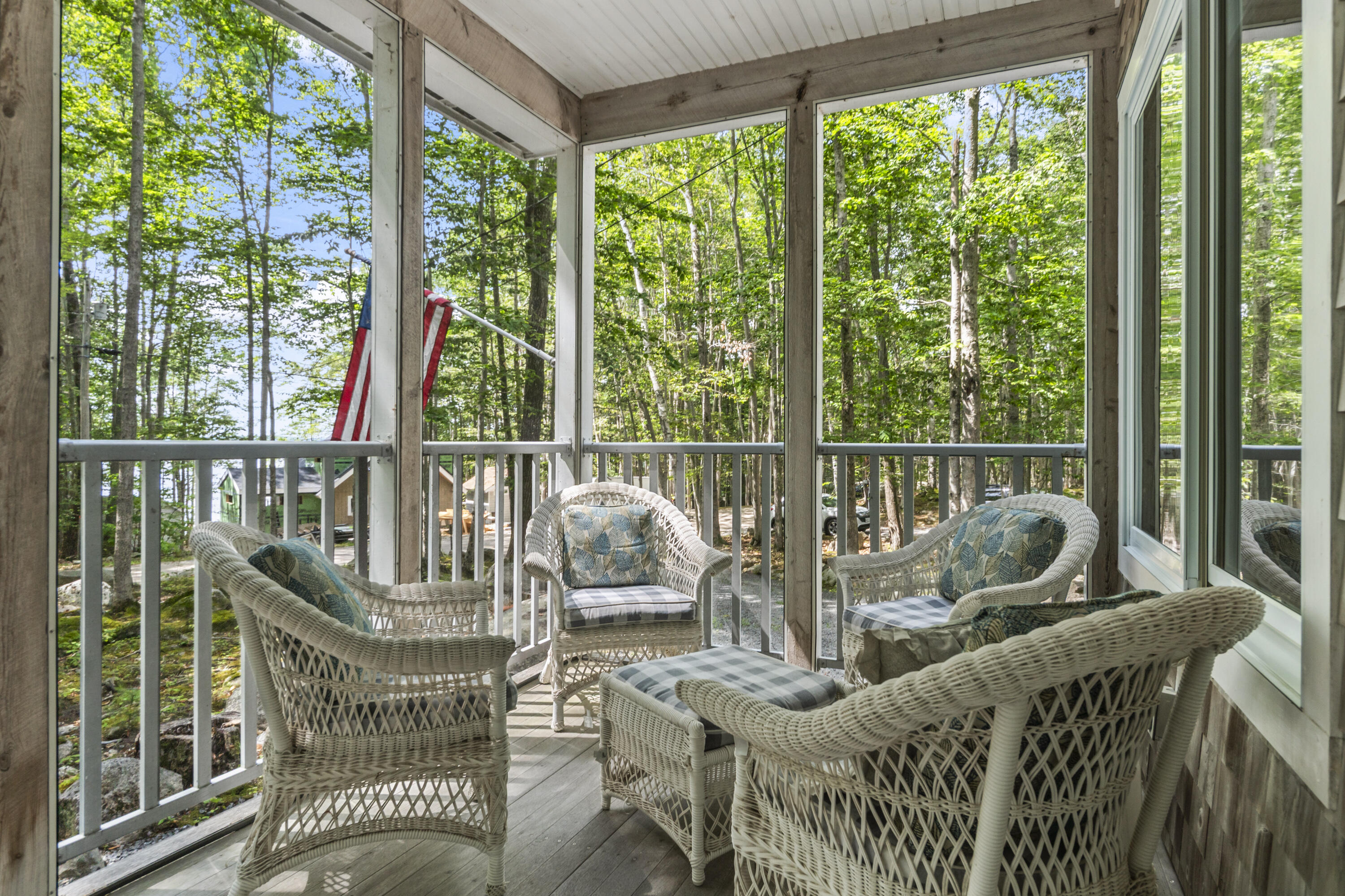 189 Ridge Road Frye Island, ME 04084 - Photo 30 of 49 189 Front Porch Wicker chairs