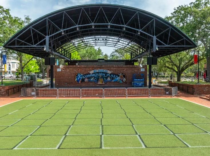 17641 Northwest 168th Road Alachua, FL 32615 - Photo 19 of 19 a view of a chairs and table under an umbrella