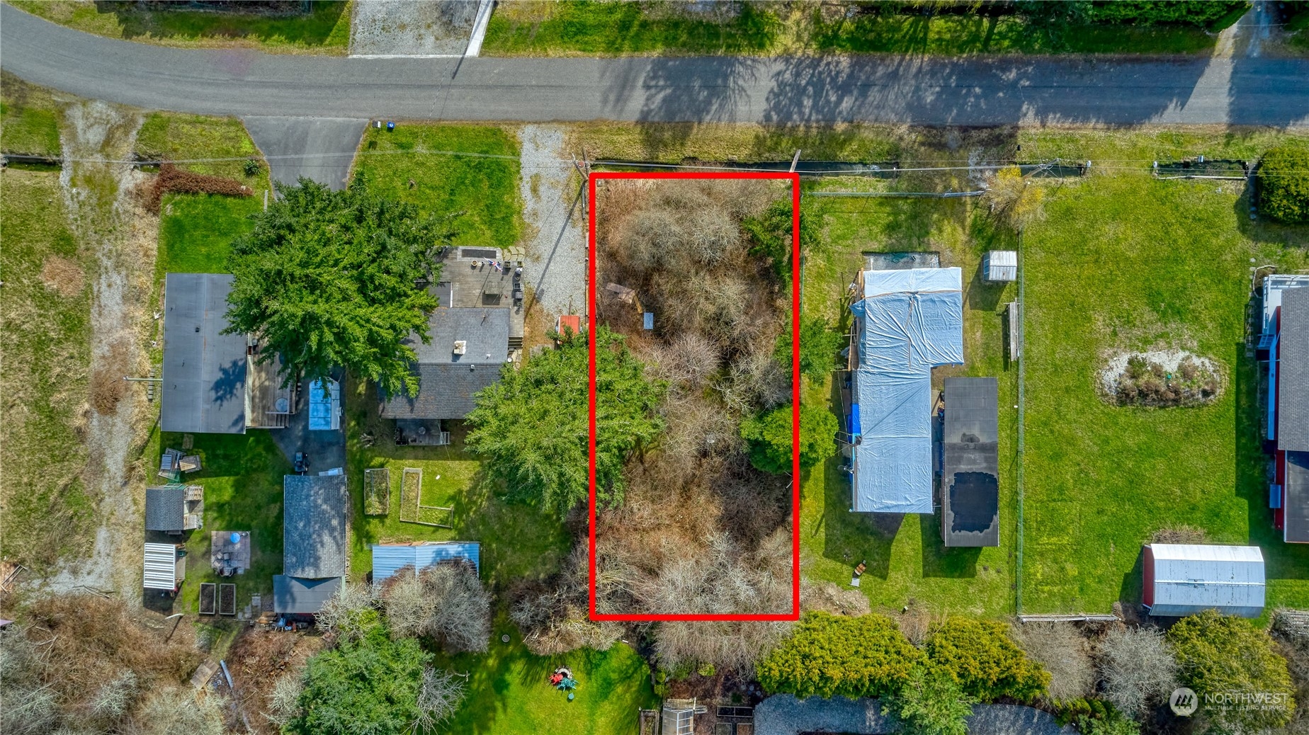 2020 Province Road Point Roberts, WA 98281 - Photo 8 of 14 an aerial view of a house with a yard