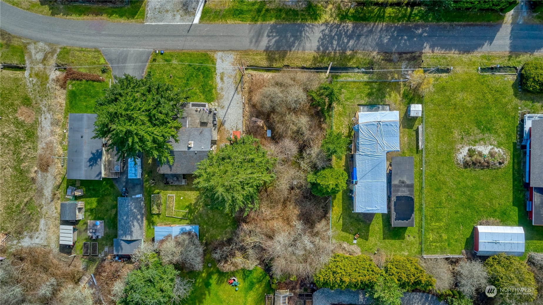 2020 Province Road Point Roberts, WA 98281 - Photo 9 of 14 an aerial view of a house with a yard