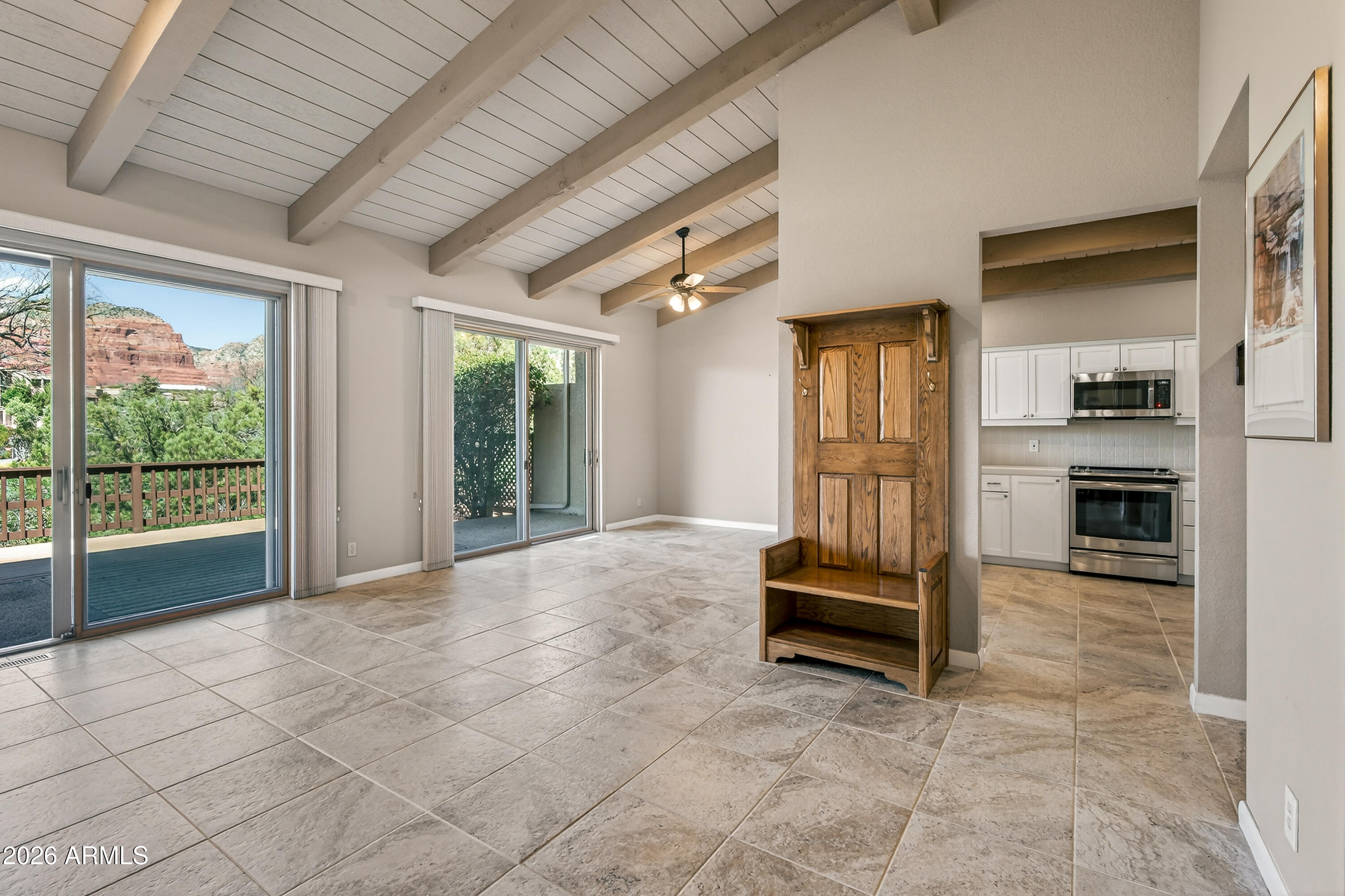 56 Red River Road Sedona, AZ 86351 - Photo 20 of 48 a living room with furniture cabinets and flat screen tv