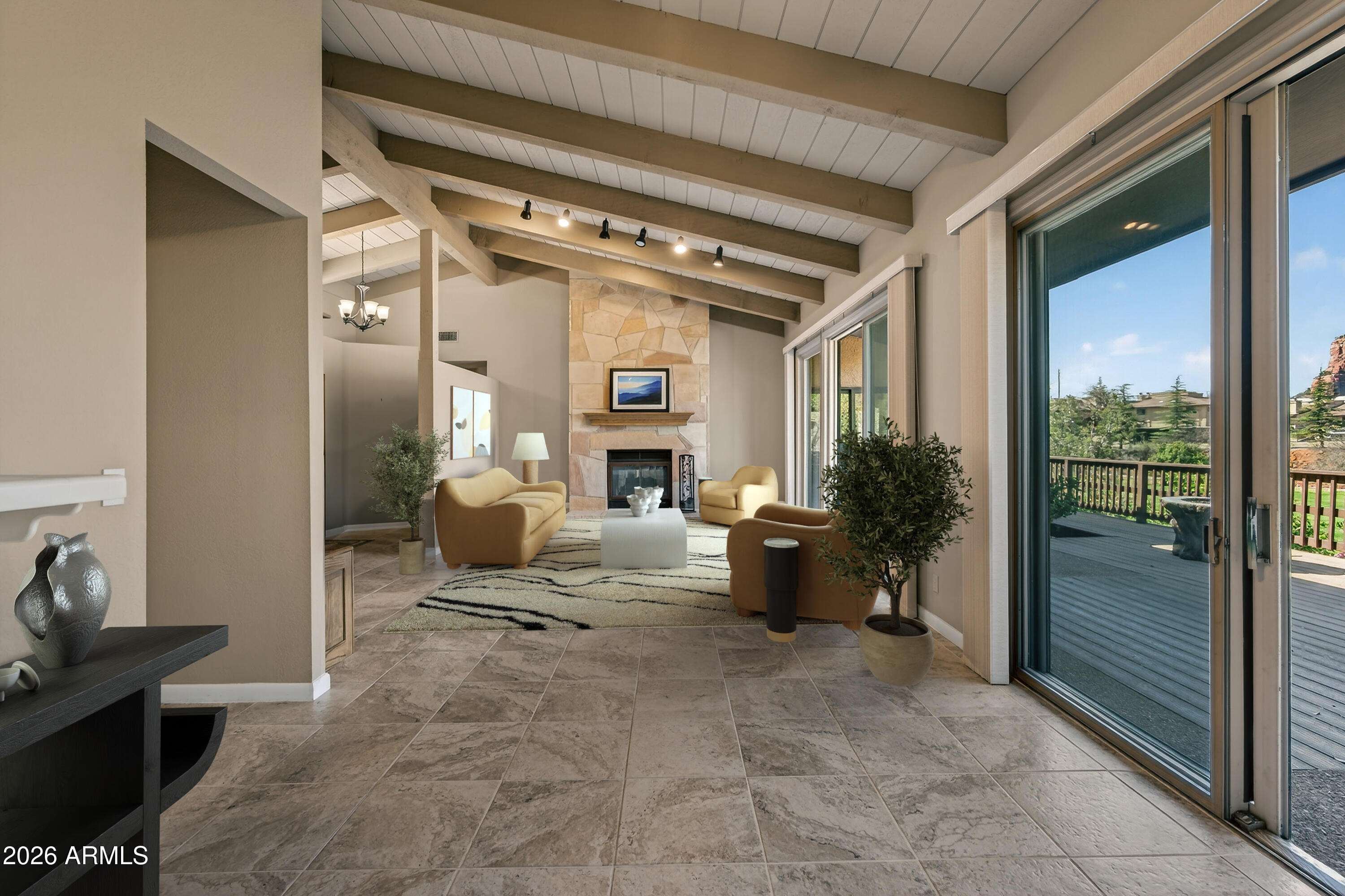 56 Red River Road Sedona, AZ 86351 - Photo 3 of 48 a living room with furniture