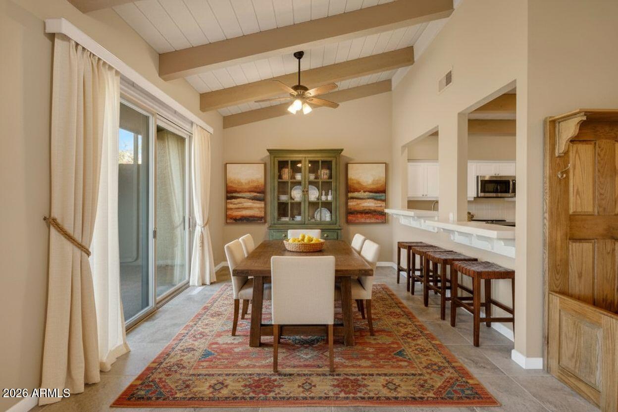 56 Red River Road Sedona, AZ 86351 - Photo 5 of 48 a view of a dining room with furniture