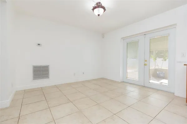 a view of an empty room