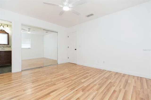 wooden floor in an empty room