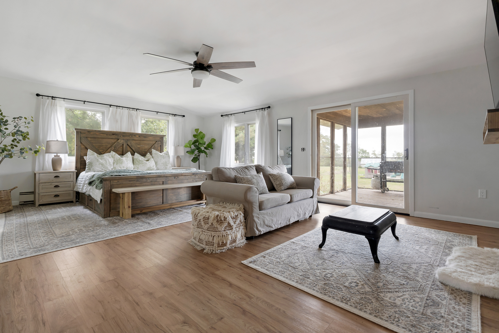 6610 Cherry Valley Road Kingston, IL 60145 - Photo 16 of 37 a living room with furniture and a window