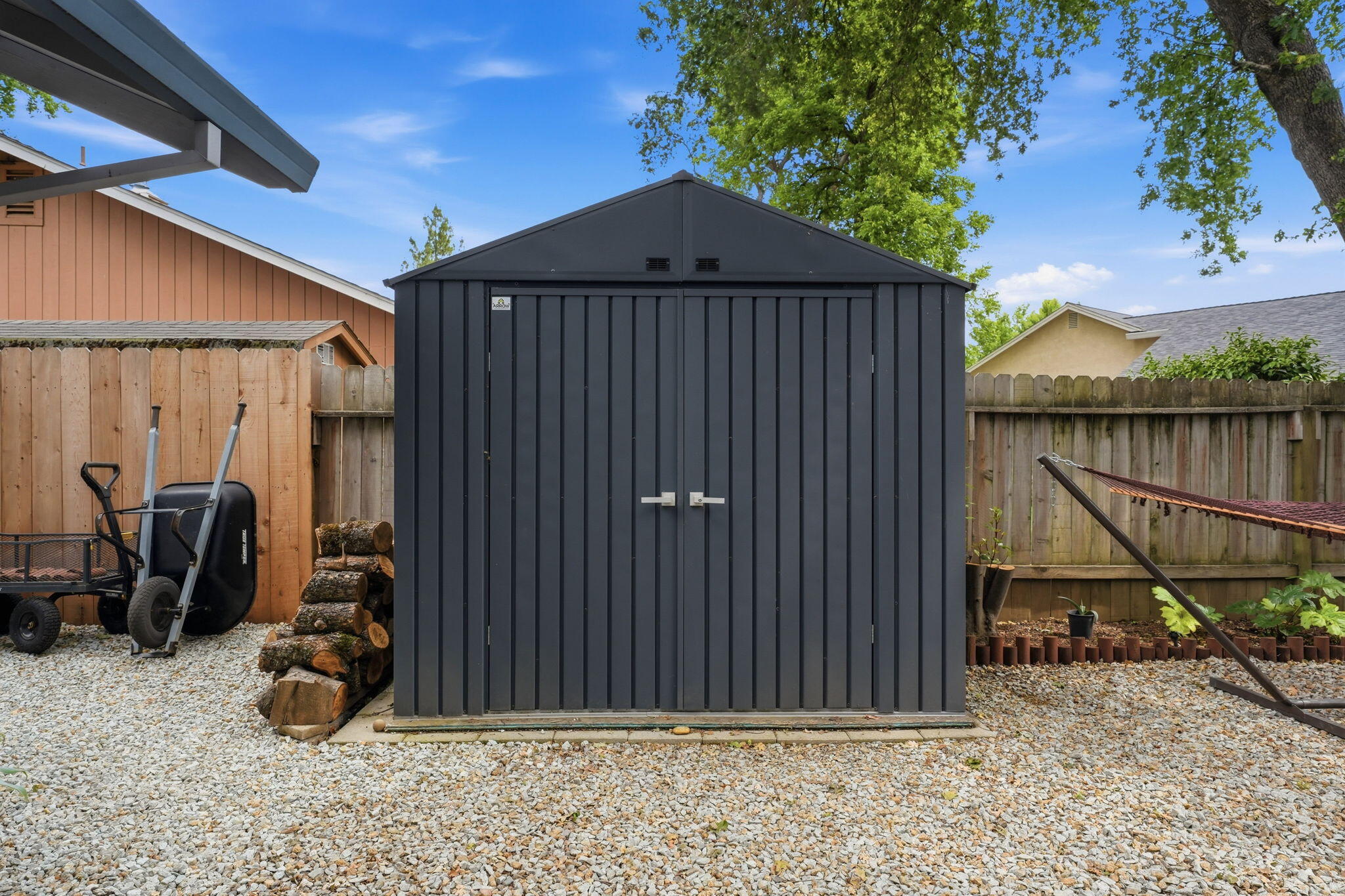 6834 Irving Road Redding, CA 96001 - Photo 23 of 26 Storage shed