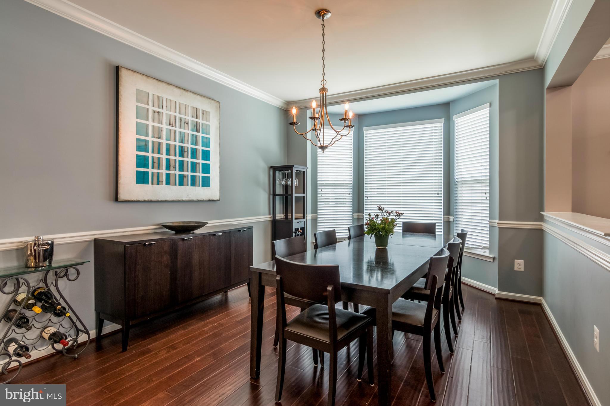 6705 Pebble Brooke Road Baltimore, MD 21209 - Photo 4 of 30 DINING ROOM W/ BAY WINDOW