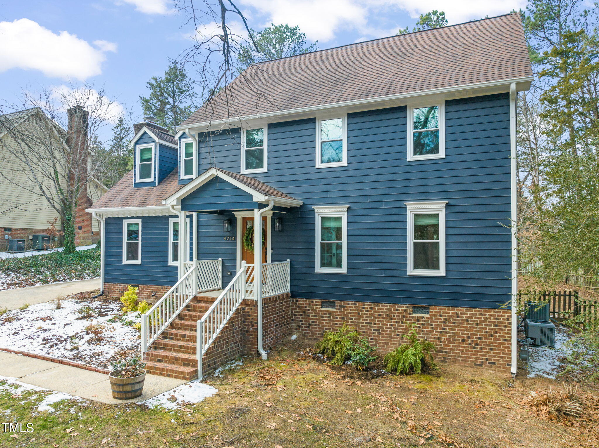 4714 Highgate Drive Durham, NC 27713 - Photo 45 of 50 a front view of a house with a yard