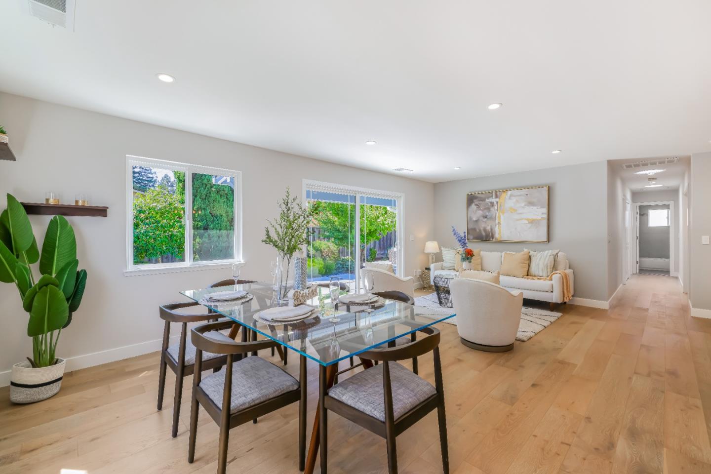 1120 Springfield Drive Campbell, CA 95008 - Photo 12 of 48 a outdoor dining space with furniture and a potted plant