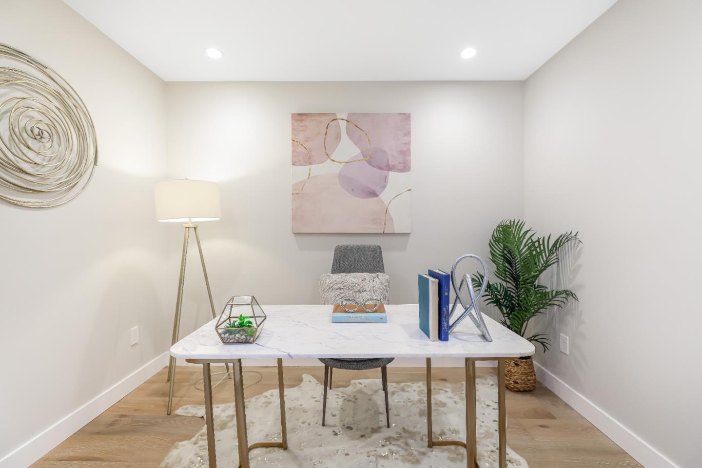 1120 Springfield Drive Campbell, CA 95008 - Photo 29 of 48 a workspace with furniture and a potted plant