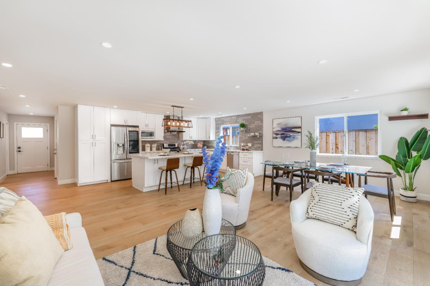 1120 Springfield Drive Campbell, CA 95008 - Photo 4 of 48 a living room with lots of furniture kitchen view and kitchen view