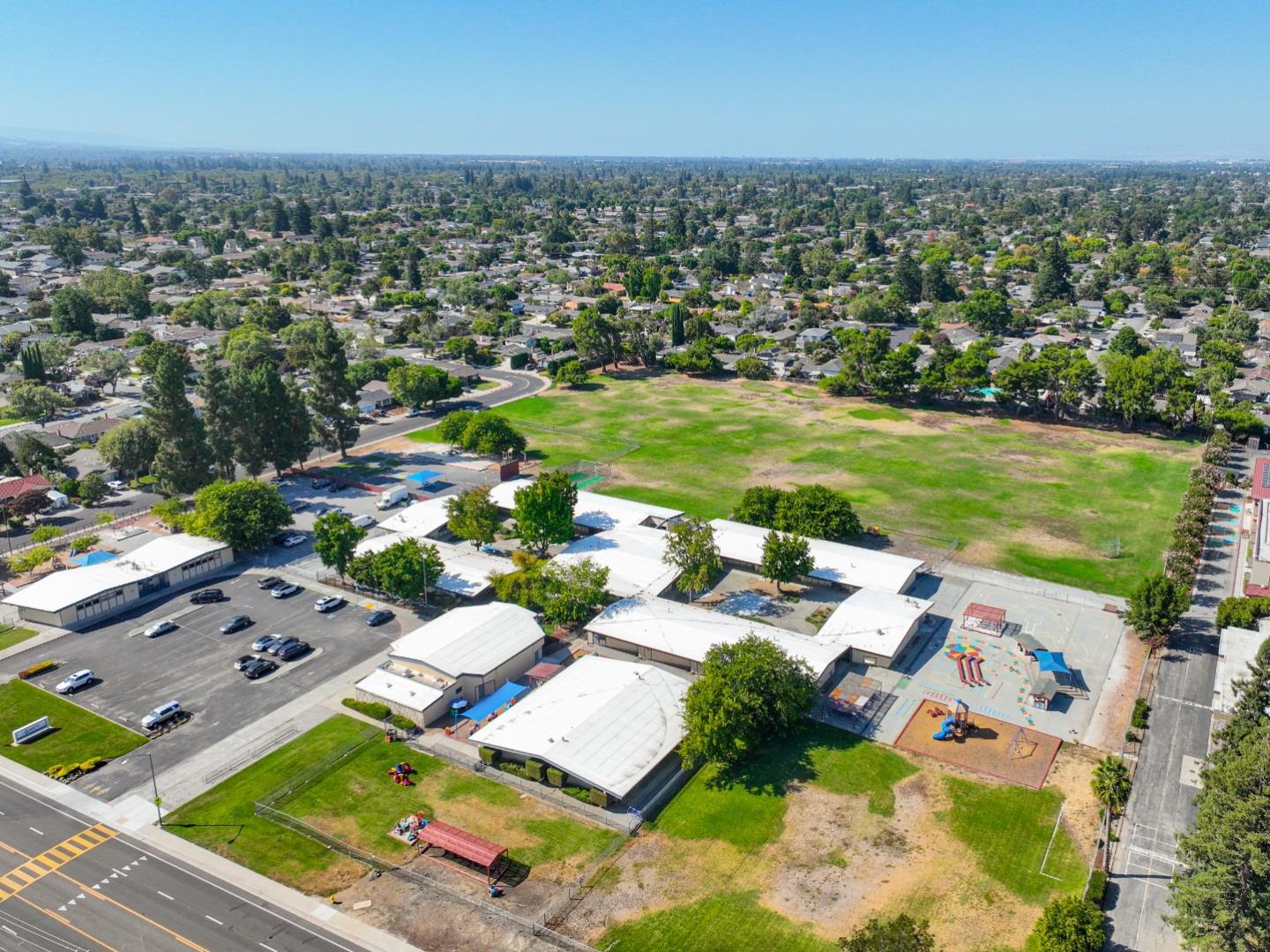 1120 Springfield Drive Campbell, CA 95008 - Photo 44 of 48 an aerial view of residential houses with outdoor space