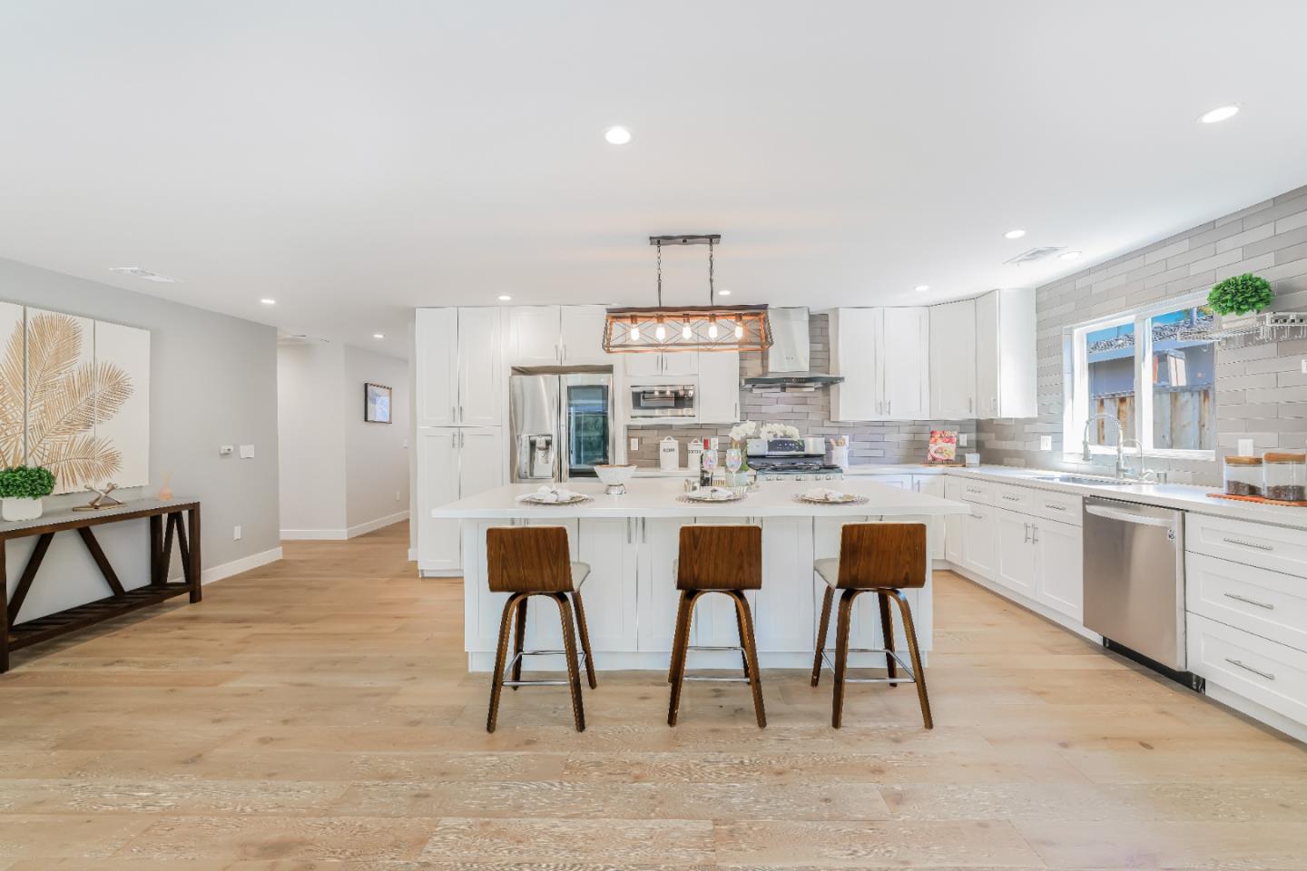 1120 Springfield Drive Campbell, CA 95008 - Photo 7 of 48 a kitchen with a dining table chairs and view living room