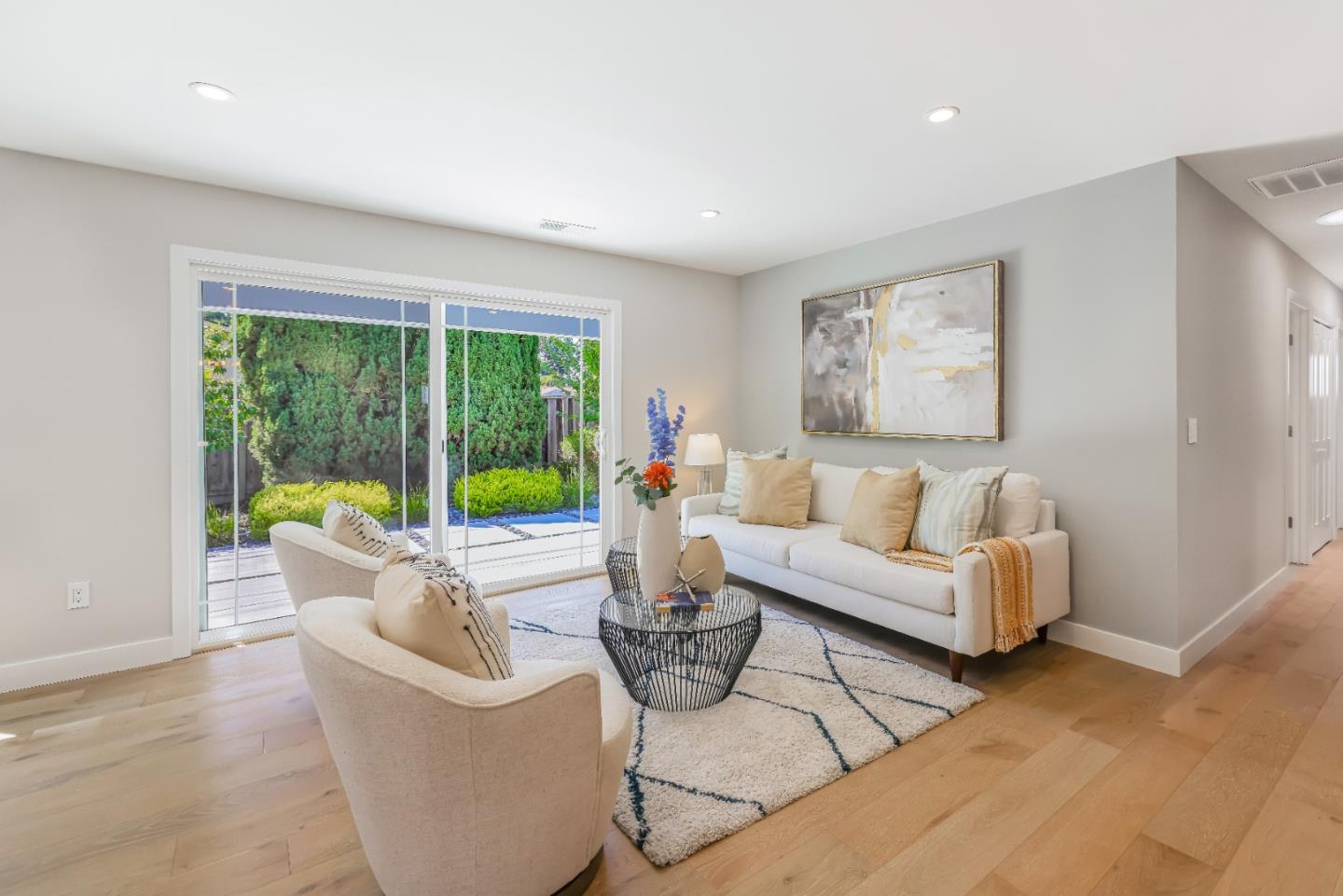 1120 Springfield Drive Campbell, CA 95008 - Photo 10 of 48 a living room with fireplace furniture and a large window