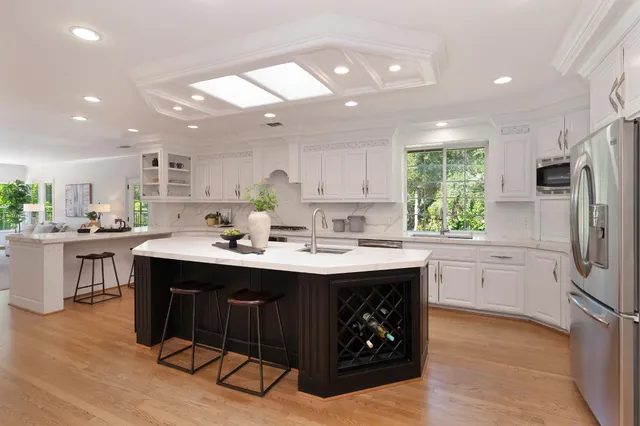 a living room with furniture and window