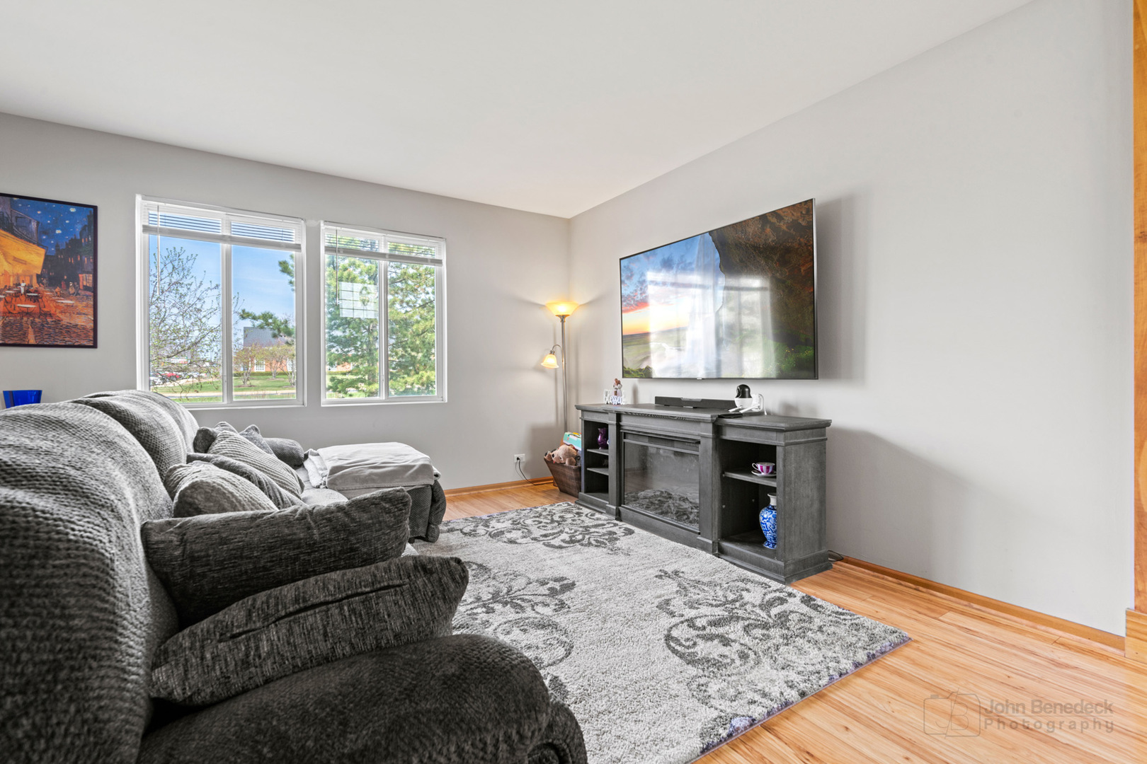 1106 Delta Drive Elgin, IL 60123 - Photo 3 of 26 a living room with furniture and a flat screen tv