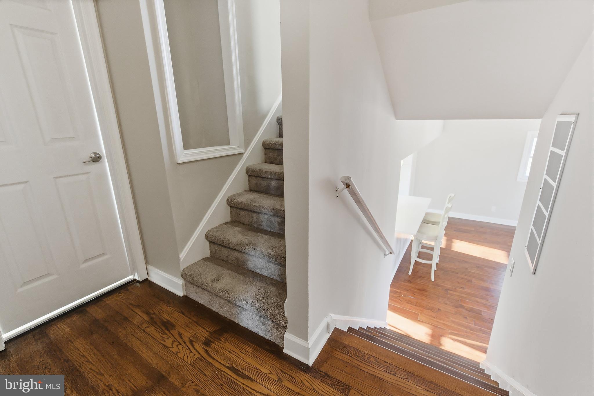 183 Jordan Road Somers Point, NJ 08244 - Photo 17 of 40 a view of entryway with wooden floor and stairs