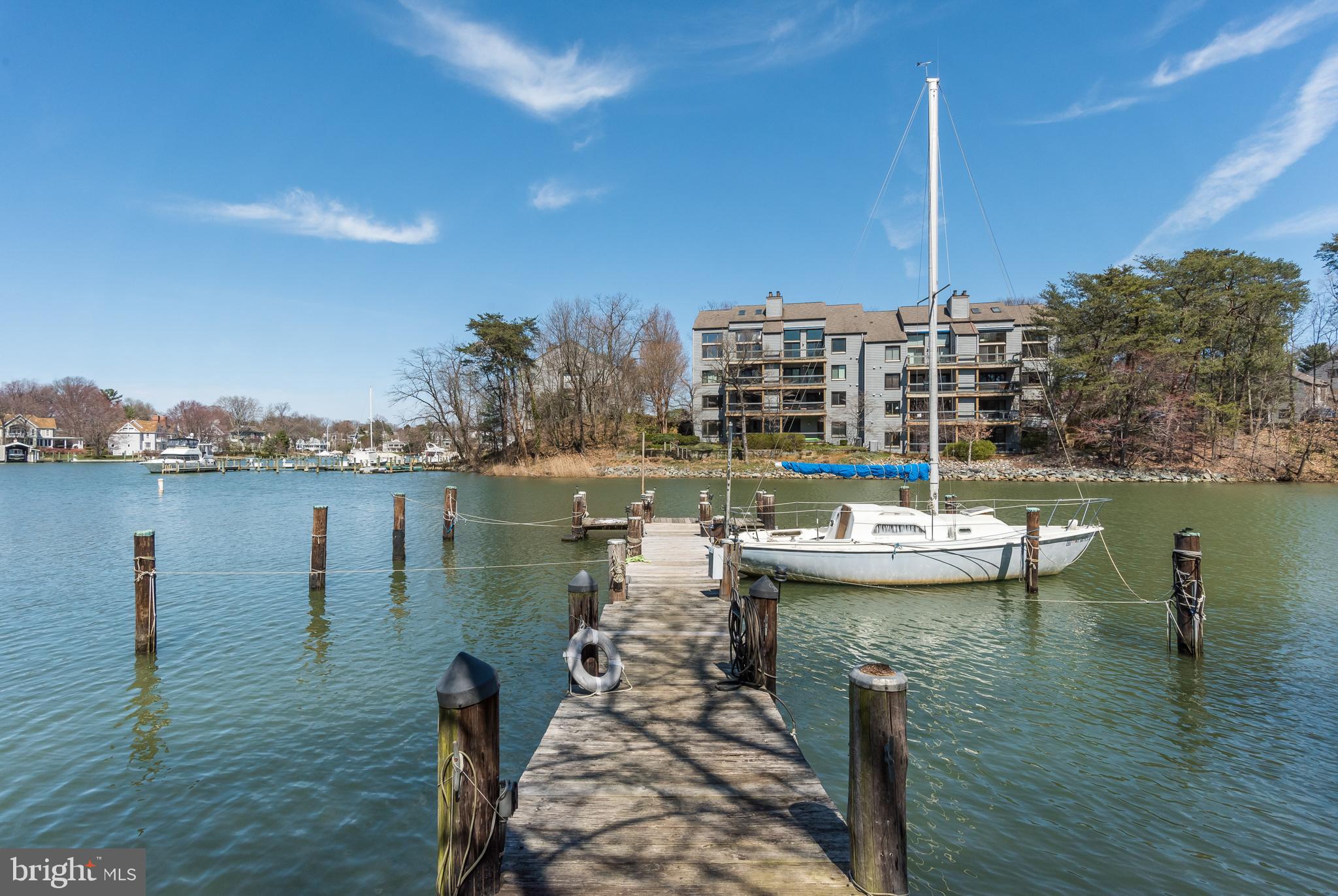 1142 Cove Road, Unit 101 Annapolis, MD 21403 - Photo 30 of 43 View from the marina on Spa Creek