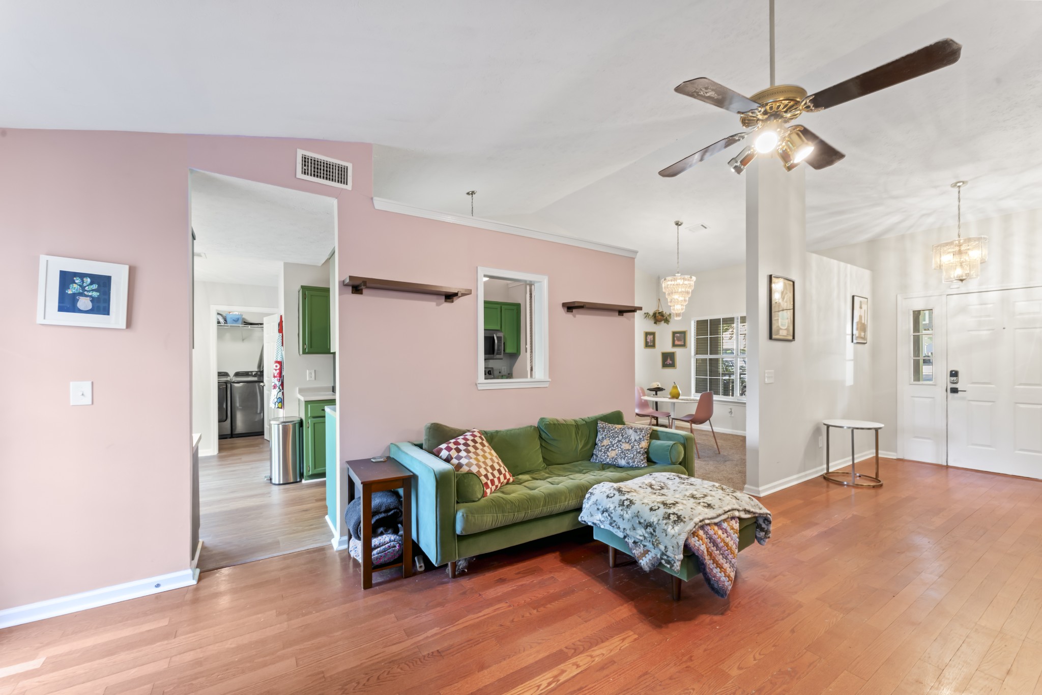 829 Bishopsgate Road Antioch, TN 37013 - Photo 12 of 18 a living room with furniture and a wooden floor